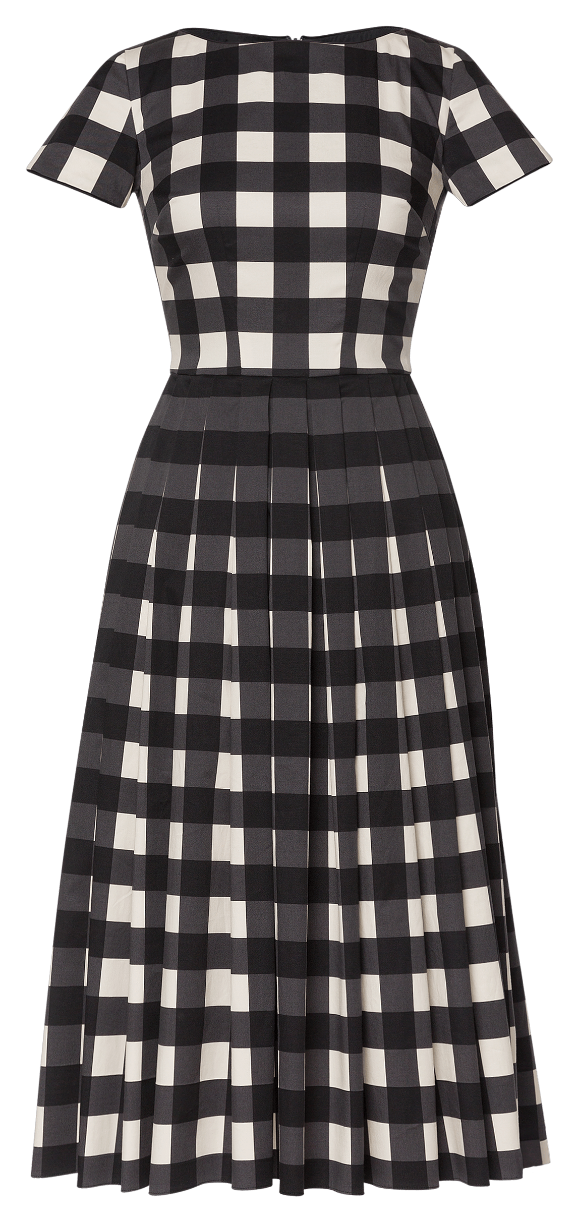 小物 Classic Monochrome Check Midi Dress dress_gio_checkmate_vorne_ws.png