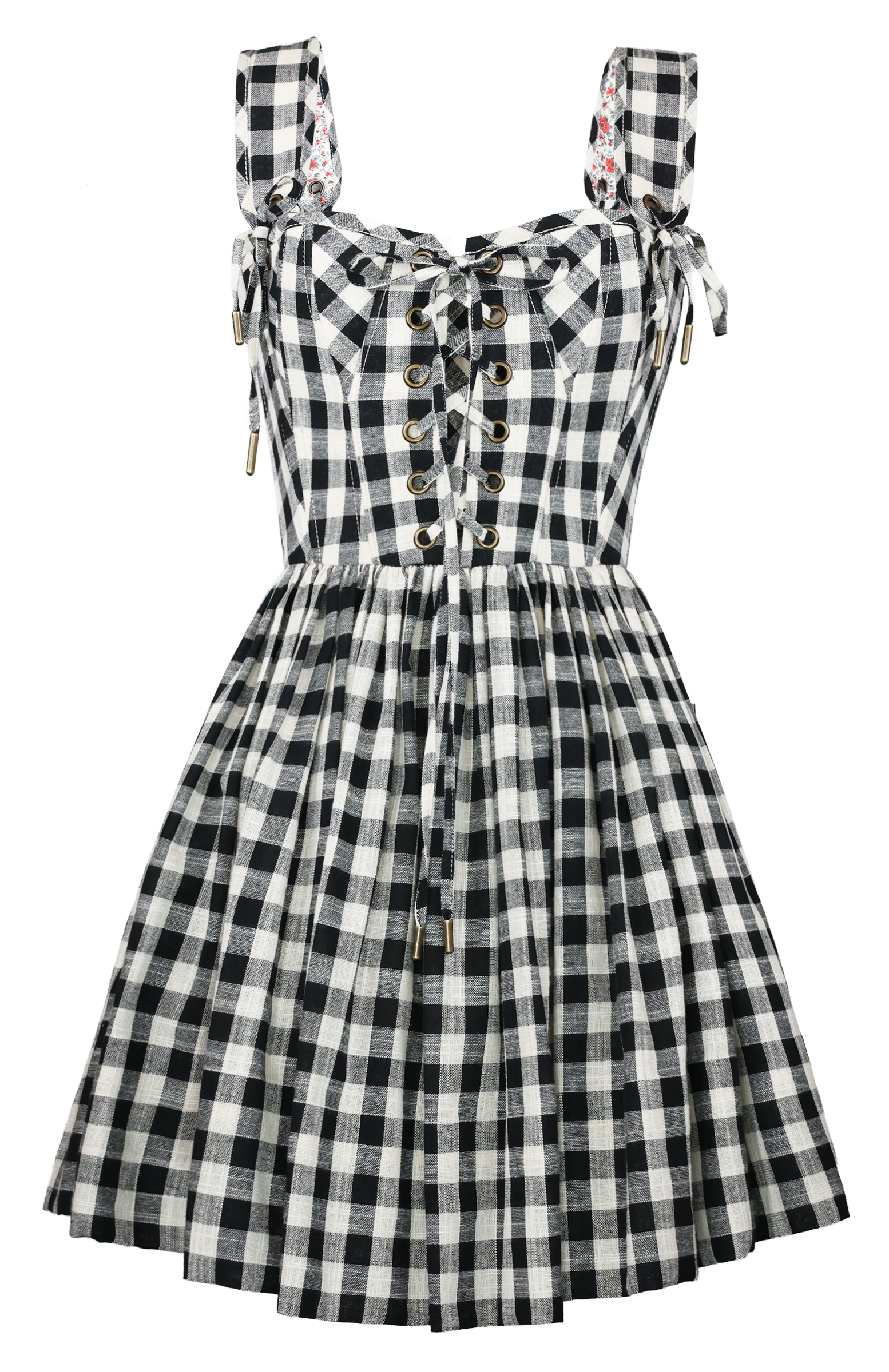 herlipto French Chic Gingham Dress M サイズ FOR HER］French Chic