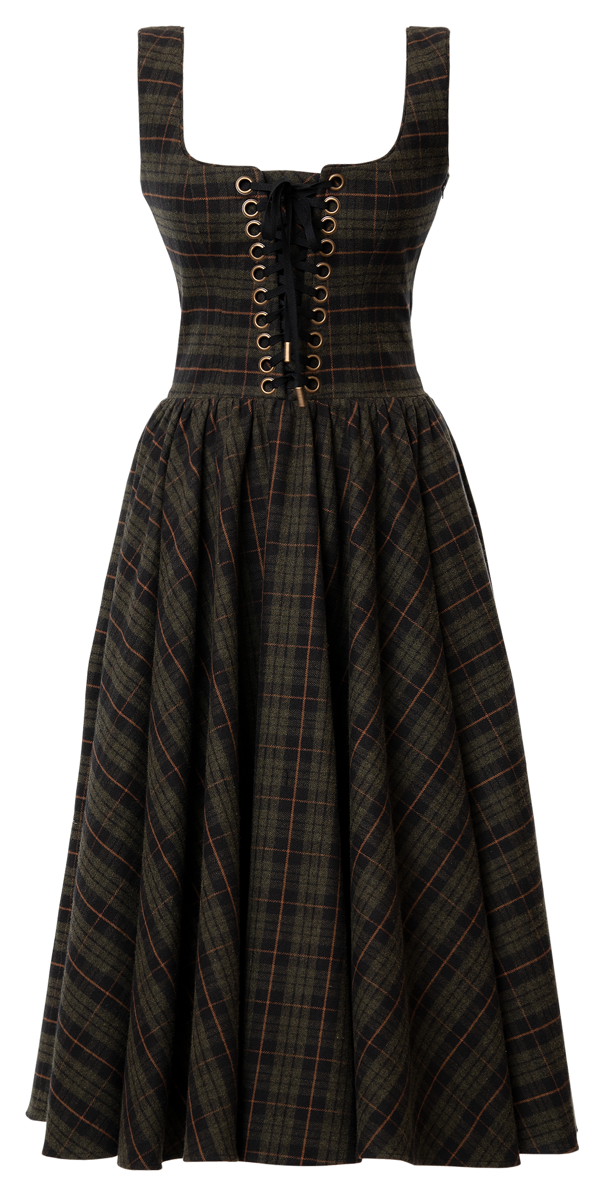 Nikoletta Dress dark flannel - Dresses by Lena Hoschek