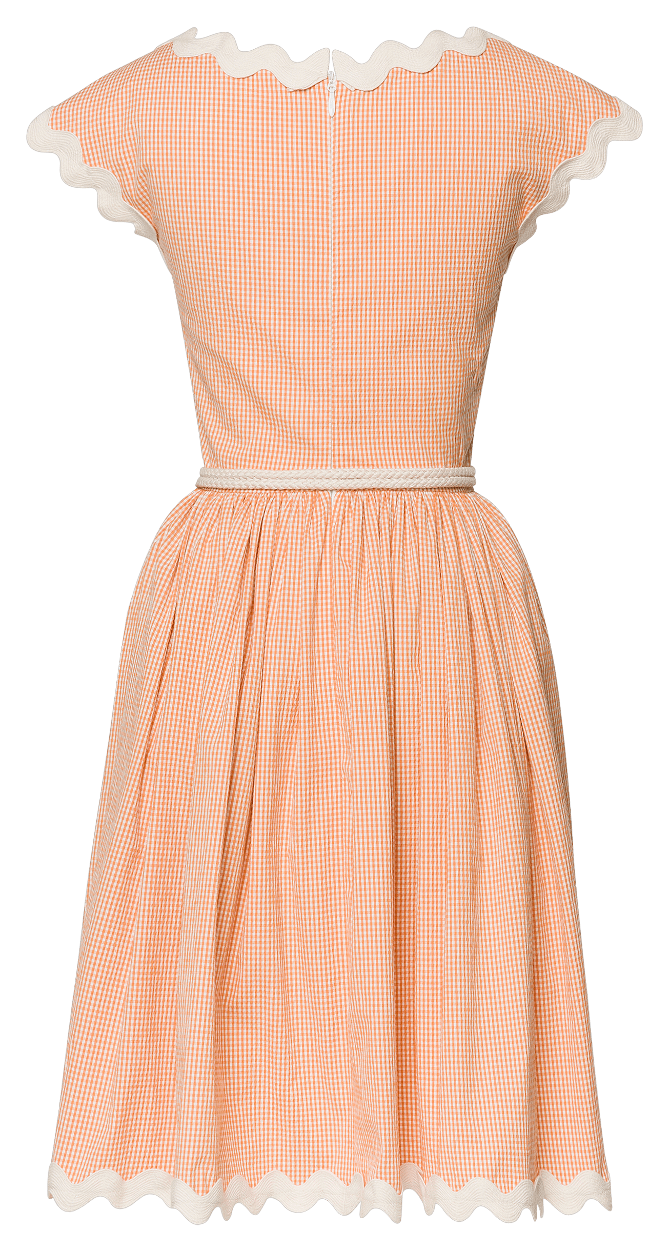 Riviera “Nizza” Dress – Vichy Check Summer Dress in Zucca by Lena