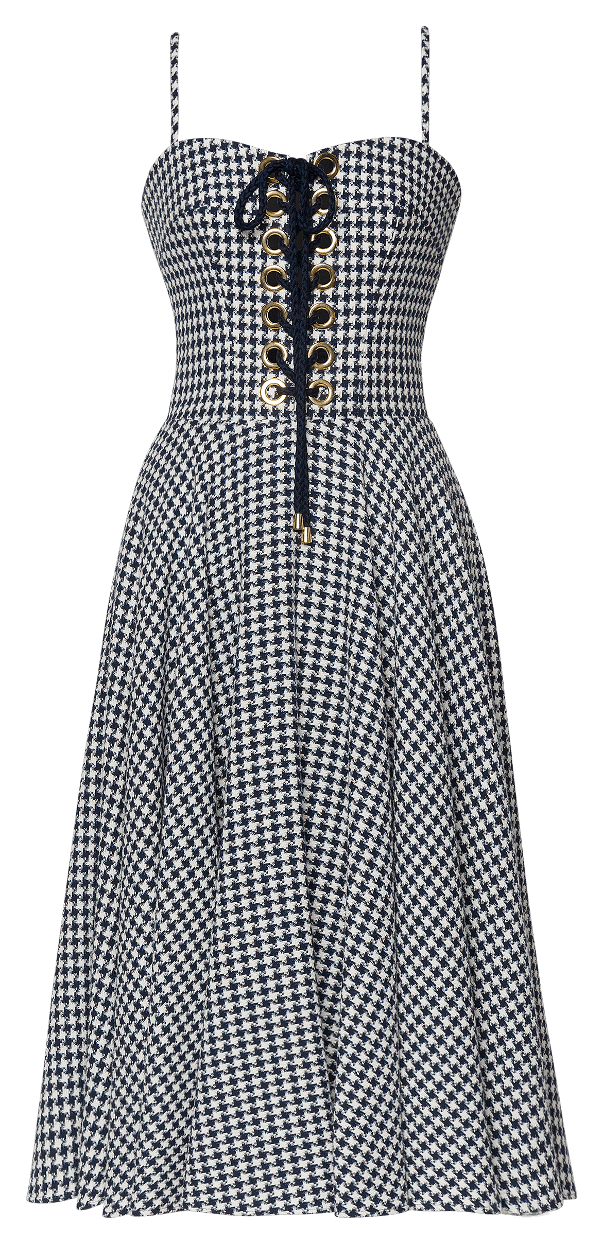 Riviera “Sunny Side” Dress – Gingham Summer Dress with Corset