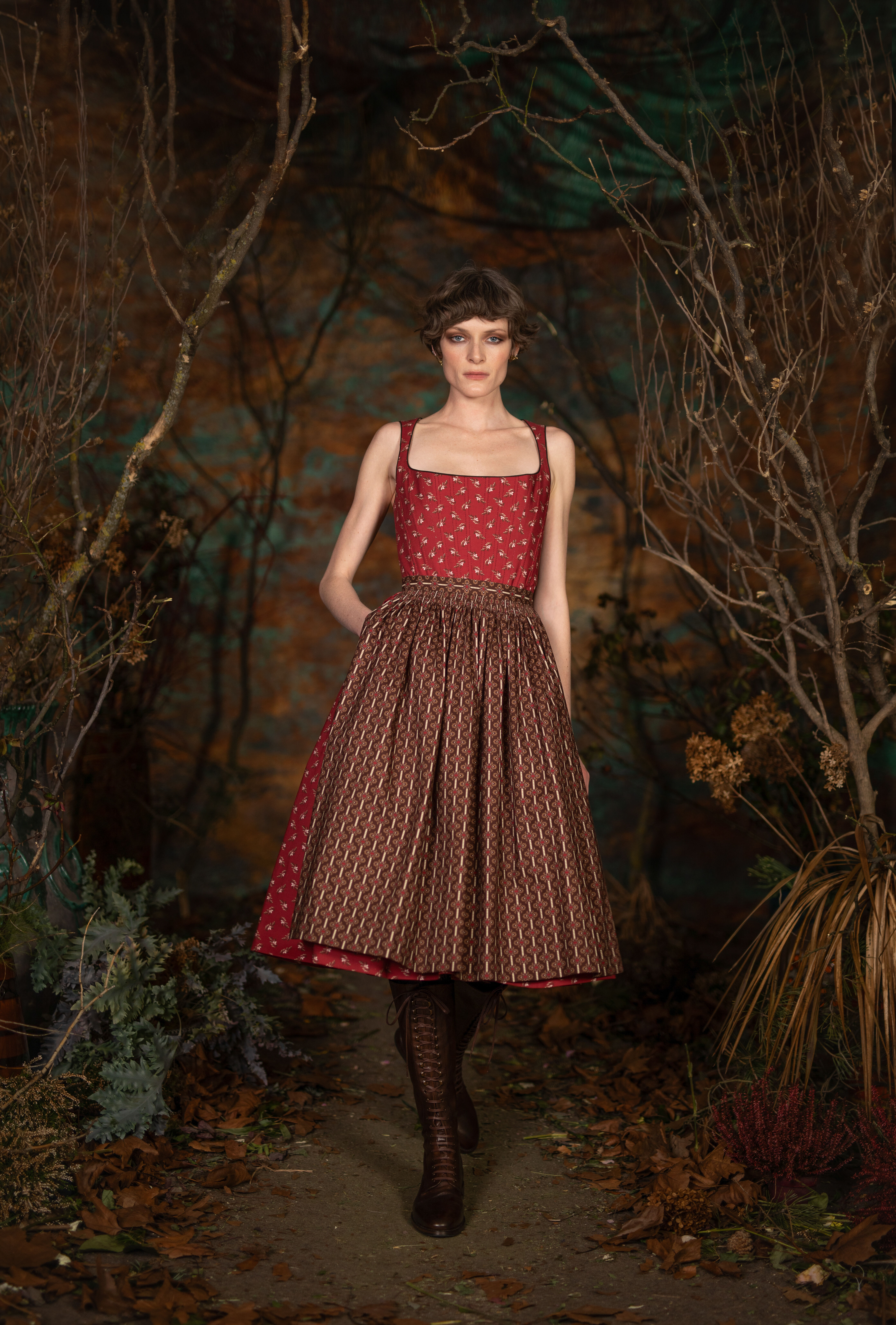 Tessa Dress cranberry - Dresses by Lena Hoschek