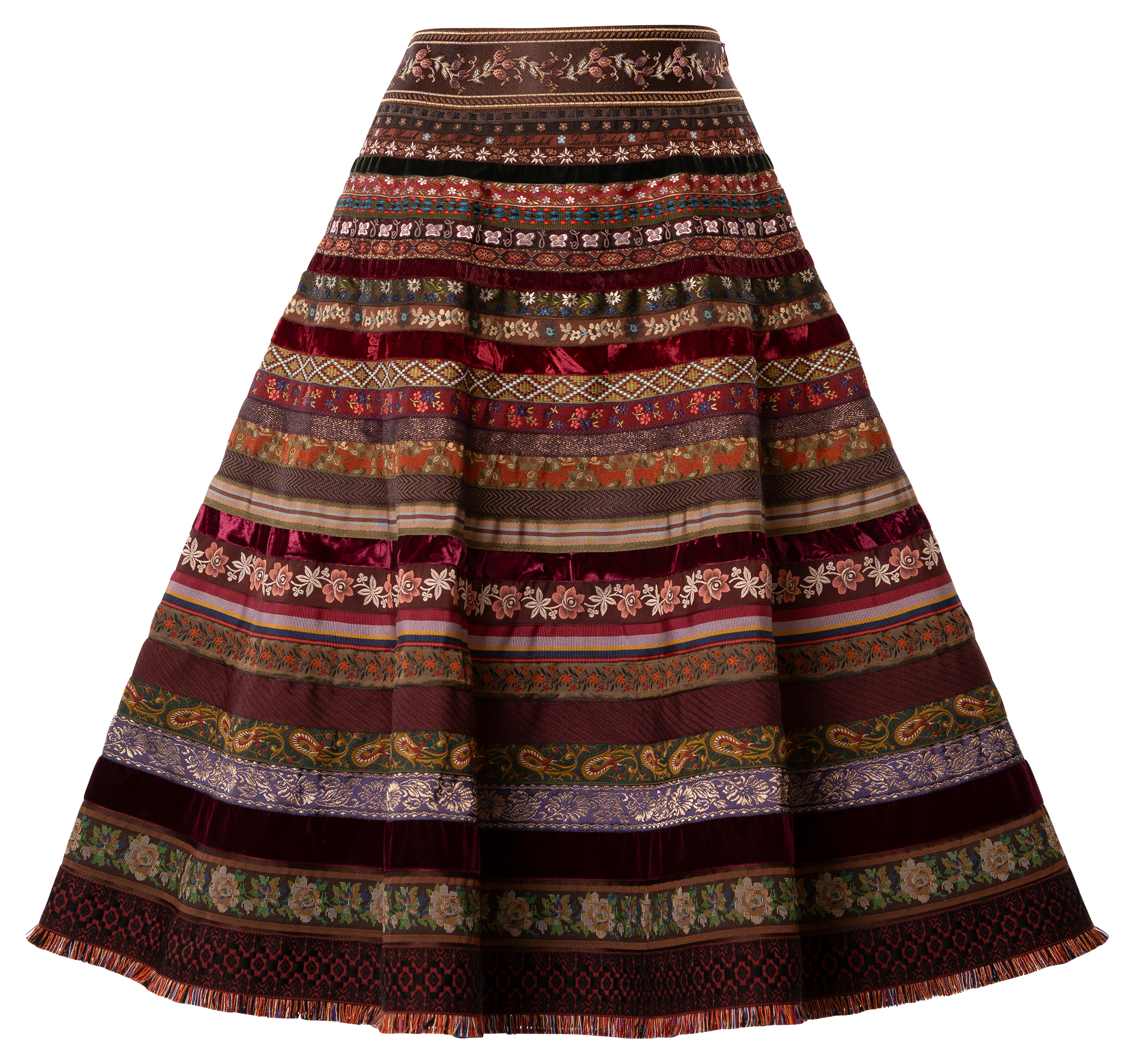 Original Ribbon Skirt berry season - Ribbon Skirts by Lena Hoschek