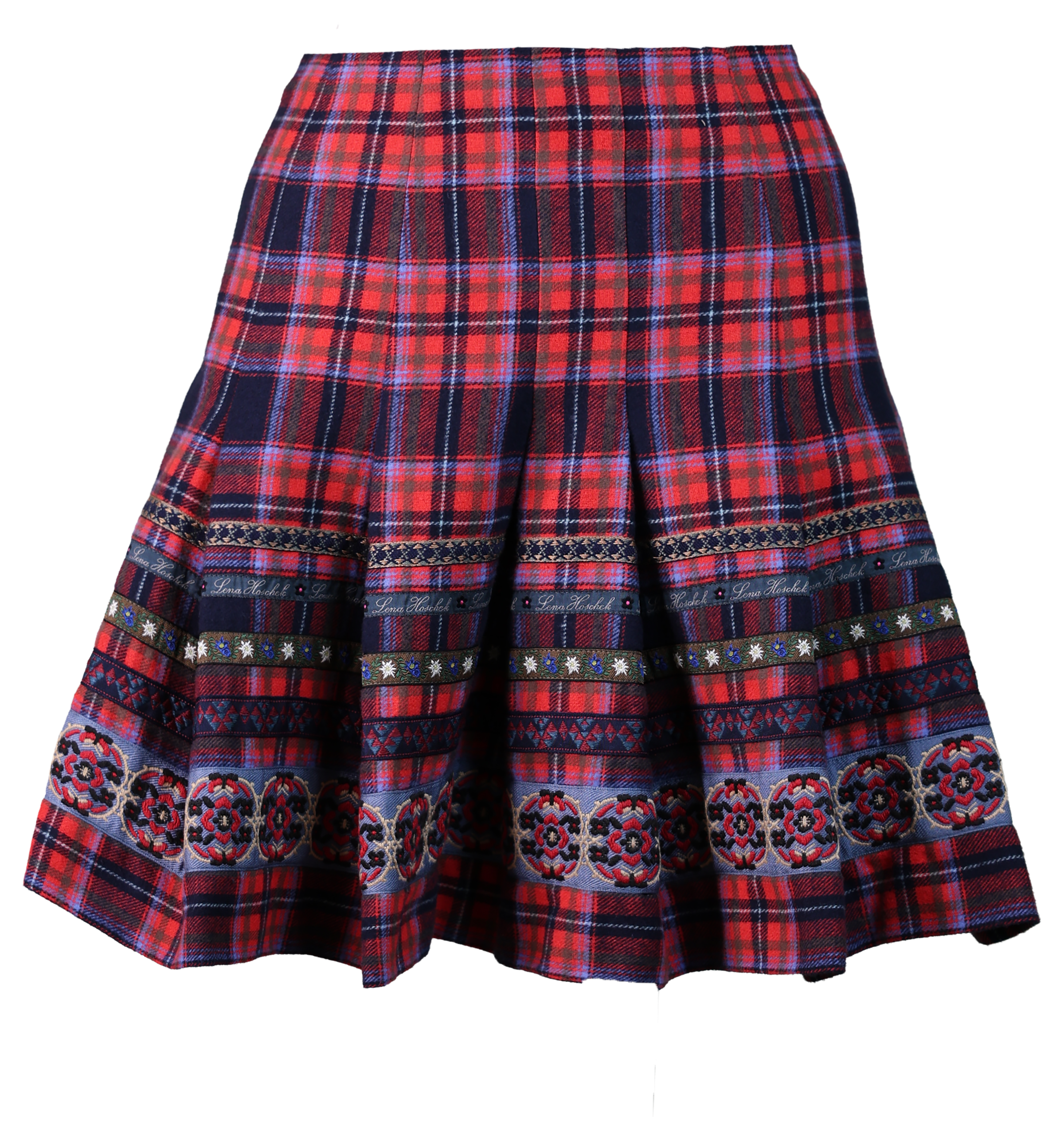 St. Moritz Tartan Flannel Mini Skirt | Lena Hoschek by Lena Hoschek