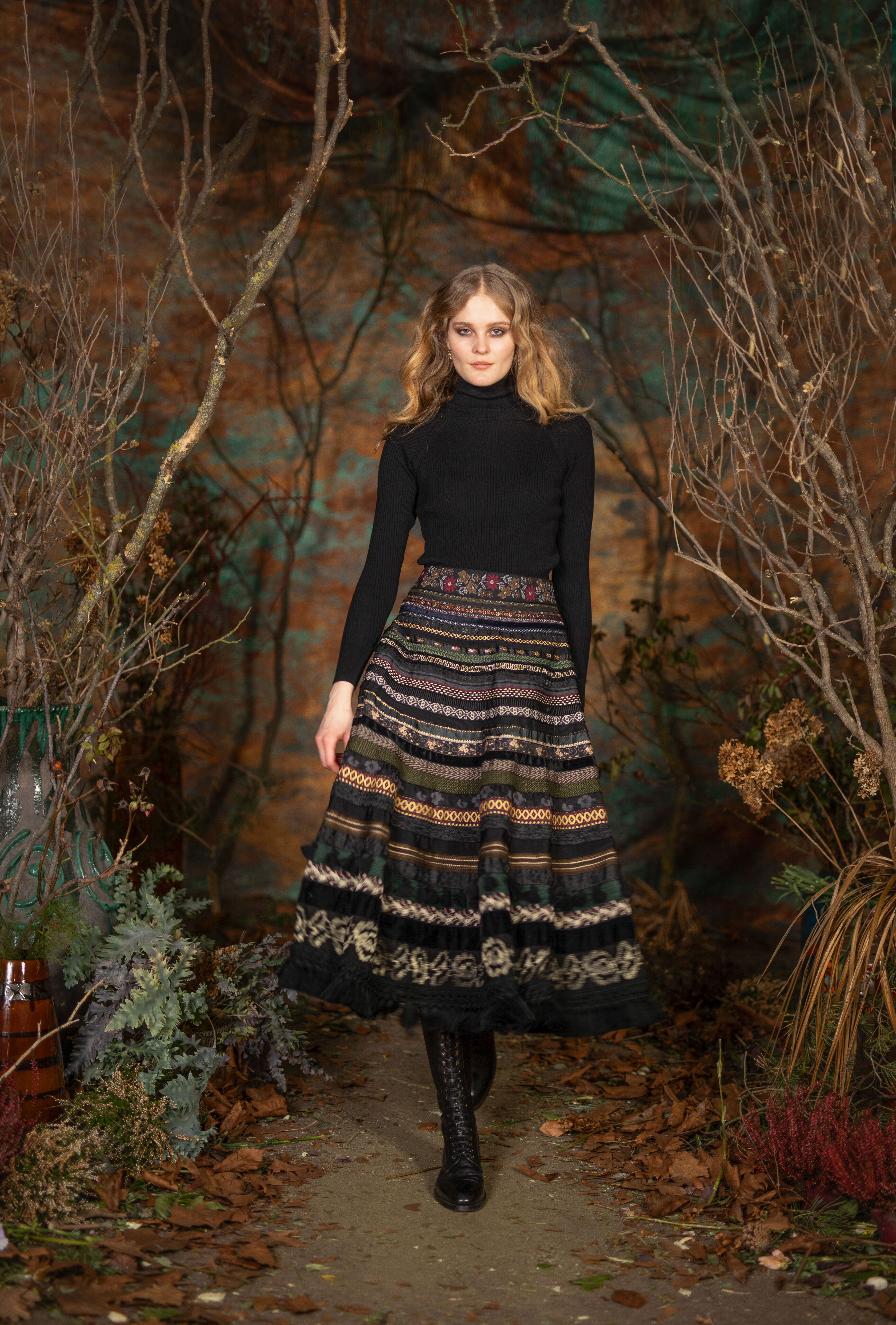 Mystic Forest Opulence Ribbon Skirt | Lena Hoschek by Lena Hoschek